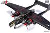 INTERALLIED Air Force 1 172 P-61B BLACK WIDOW Midnight Madness 548th Night Fighter Squadron Finished Product