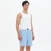 American Retro Elastic Pure Cotton Thread Men Vest Summer Pure Cotton Sweat Absorbing Bottoming Shirt Sports Tank Top Sleeveless T-shirt