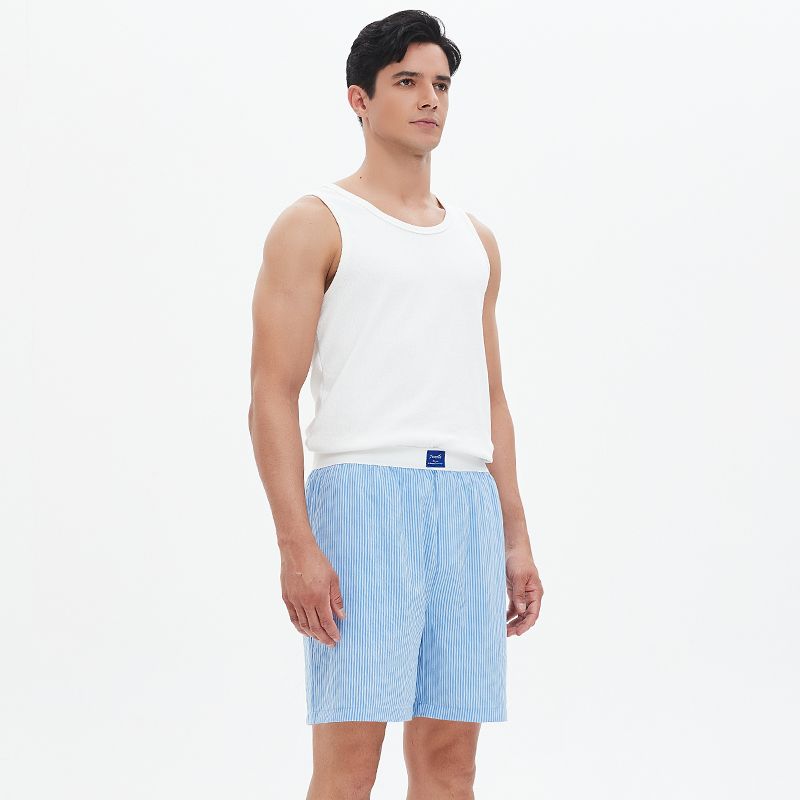 American Retro Elastic Pure Cotton Thread Men Vest Summer Pure Cotton Sweat Absorbing Bottoming Shirt Sports Tank Top Sleeveless T-shirt