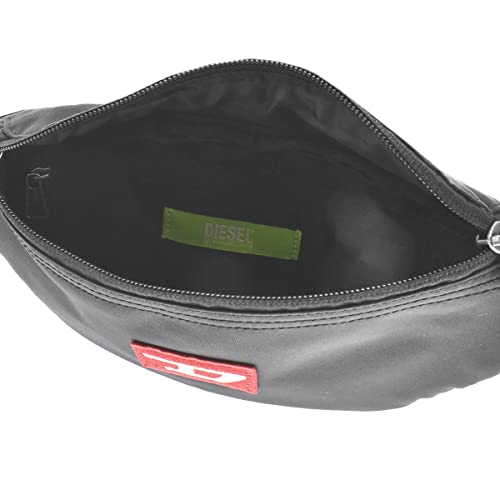 Diesel Men's Wallace Carot Belt Bag, Black, X08365, P3889, T8013 [Parallel Import]