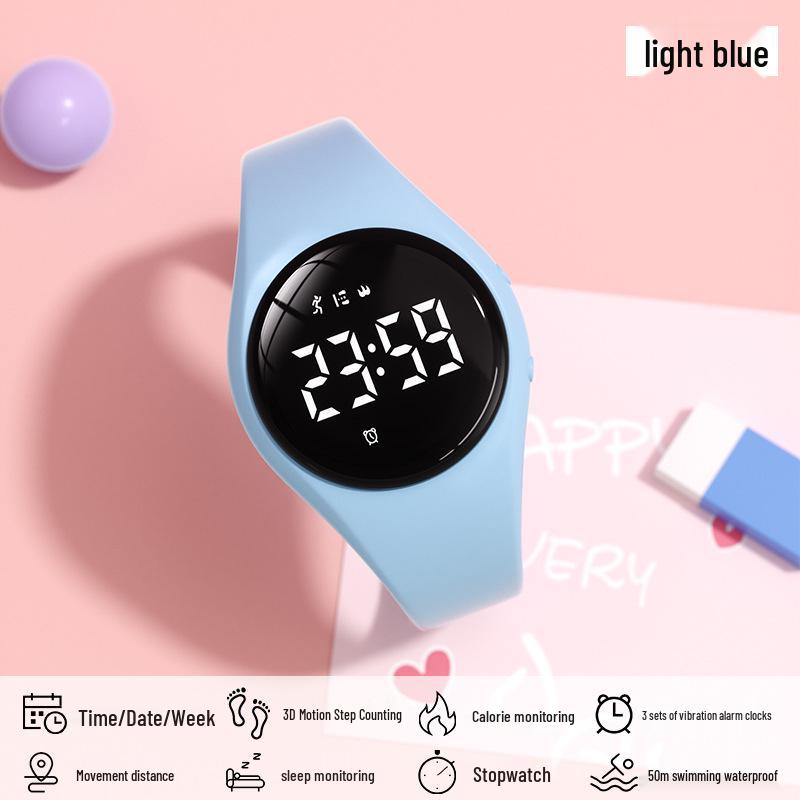 Waterproof Multifunctional Sports Watch for Girls - Teen Fashion with Silent Alarm