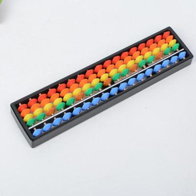 New New 1Pcs Chinese Abacus Math Calculating Counting Tool 17 Digits Column Abacus Soroban For Kids Beginners