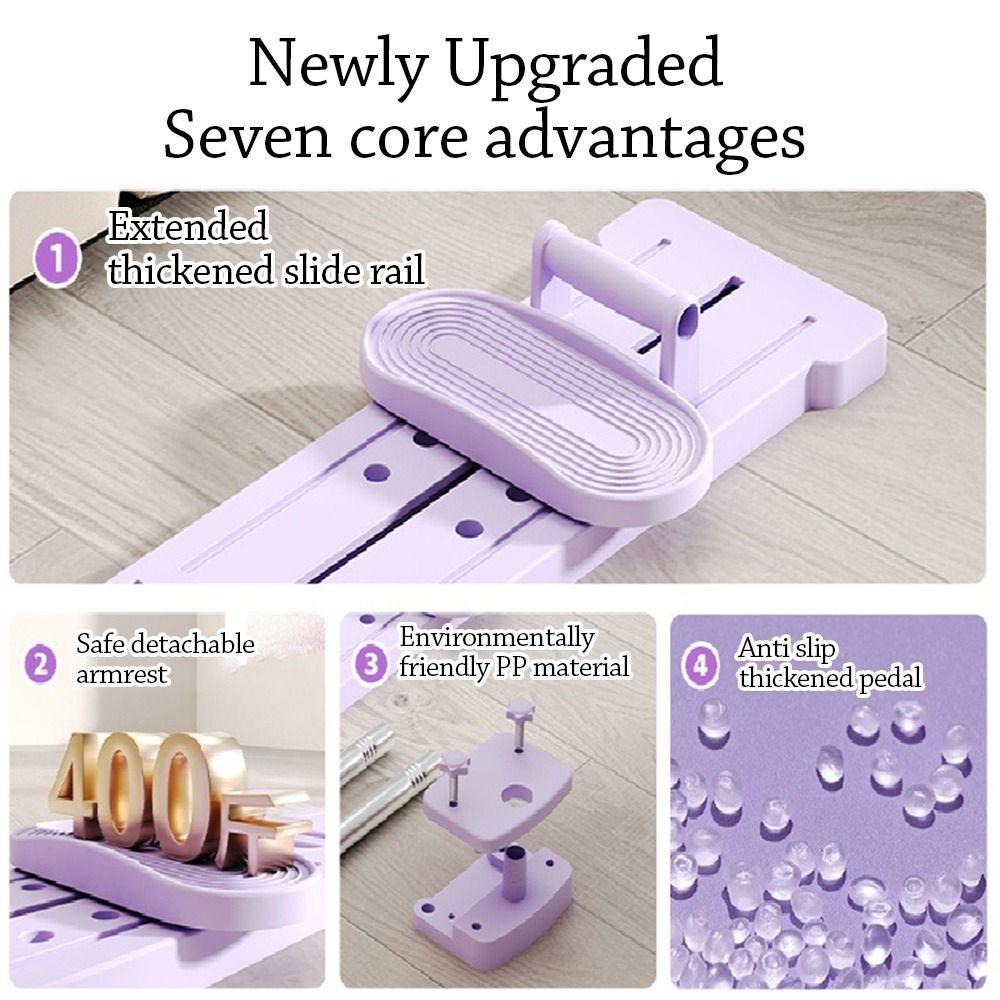 Verstellbares Muskeltrainingsgerät Kunststoff Hüft-Bein-Trainer Neue Skimaschine Postpartal