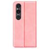 For Sony Xperia 1 VI Case Skin Touch PU Leather Drop Protection Phone Cover
