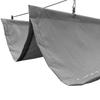 Grey Waterproof Telescopic Sunshade Net Garden Gazebo Canopy Pergola Sun Shelter Polyester Fabric Sunshade Sail Outdoor Awning