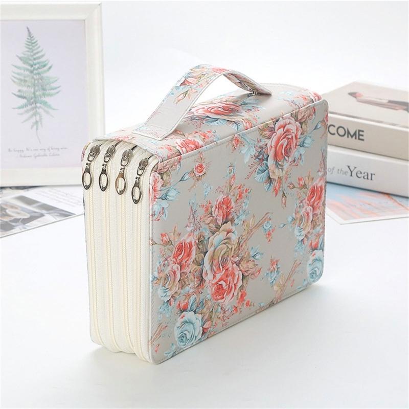 High Capacity Pencil Bag 200 Slots Zippers Closure Pencil Case for Artist Student, Large Capacity Pencil Holders Pouches
