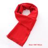 YUZHAOLIN Red Scarf Customized Embroidered Logo for Annual Meeting, Chinese Red Women's Winter Red Scarf, Red Wrap