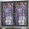 Europäischer Stil Fensterfolien Aufkleber Bunte Folie Vinyl für Glasfenster Buntglas Fensterfolie Haus und Badezimmer