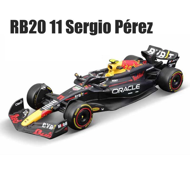 Bburago 1/43 F1 Rb20 Red Bull Racing Miami GP Rb19 Vestappan 1 Perez 11 / Rb19 Las Vegas / Austin Autos Modell Formel 1 Spielzeug