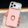 Star Transparent Glitter Powder Suitable for IPhone17Air Phone Case Apple 16 Ring Bracket 15 Diamond Mounted Anti Fall Cover