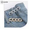 Eenvoudige afneembare broekclips Verstelbare taillegesp Nagelvrije metalen pinnen Knop voor meisjes Jeans Taillespanner