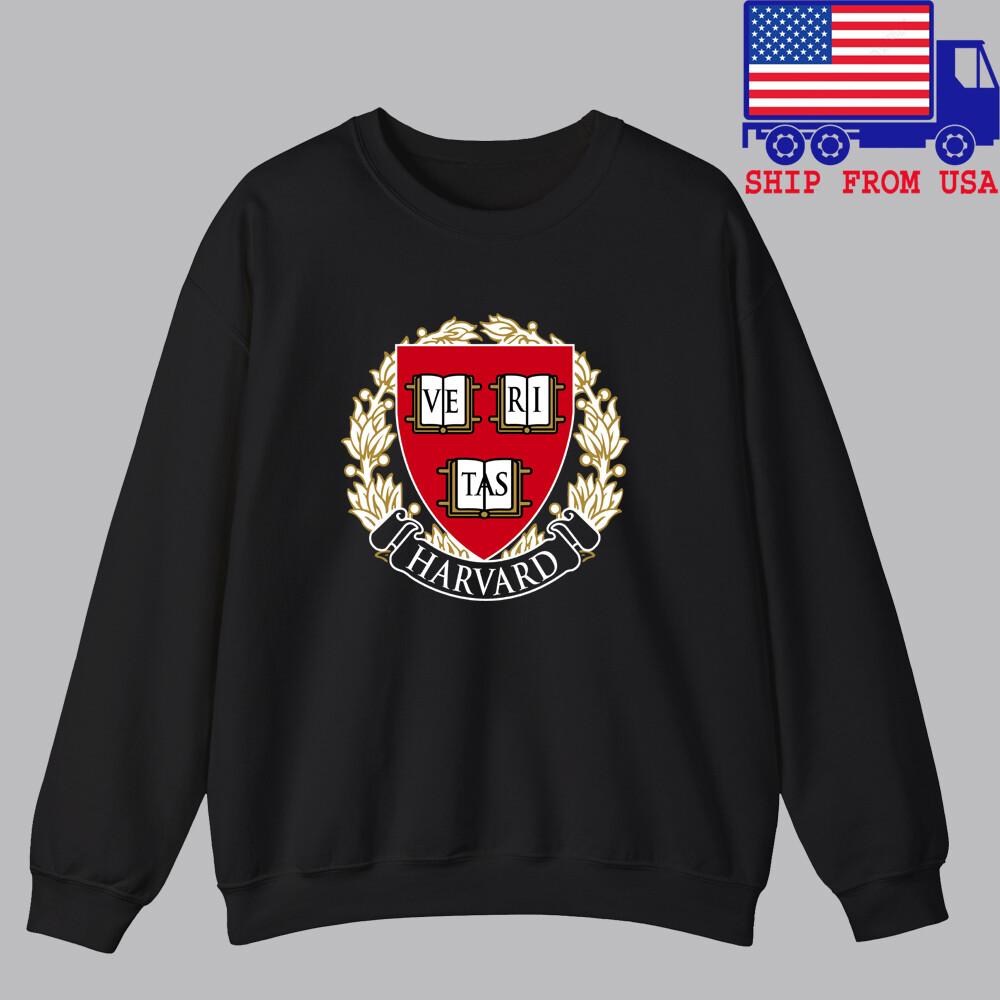Harvard University Men#039;s Black Size S to 3XL Unisex T-Shirt L