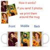 DIY Your Photo Mug,  Name  Text Cup,ize Coffee Mugs, Tea Cups, Mothers Fathers day, Christmas New Year Best Gift