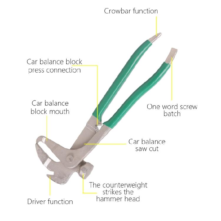 Wheel Balance Repair Tool Wheel Weights Balance Rims Installer Remover Tool for Auto Repair Balance Pliers Tool