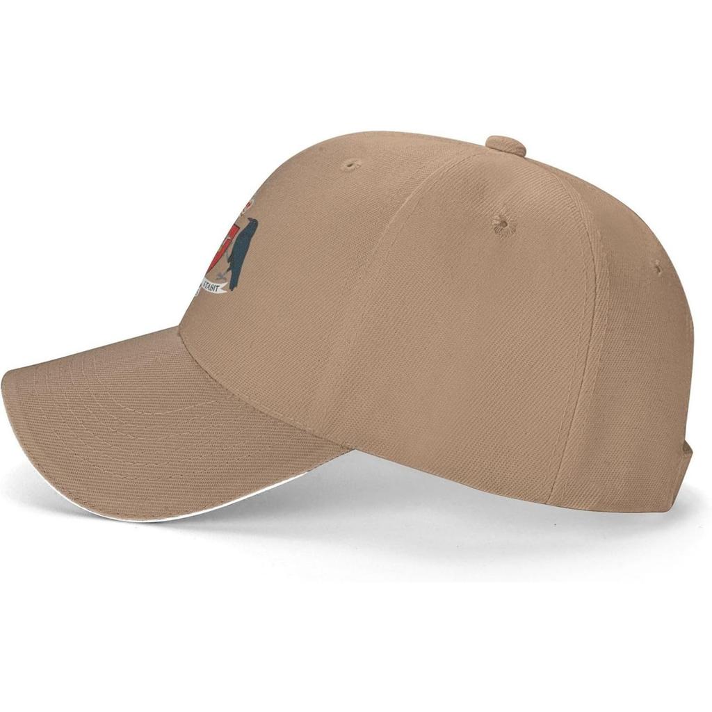 Coat of Arms of The Isle of Man Adjustable Baseball Cap Unisex Sandwich Dad Hat Golf Hat