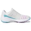 Adidas Zg21 Zedzi23 Shock Absorbing Slip Resistant Durable Mid Top Golf Shoes Women Golf Shoes White Blue GZ2173