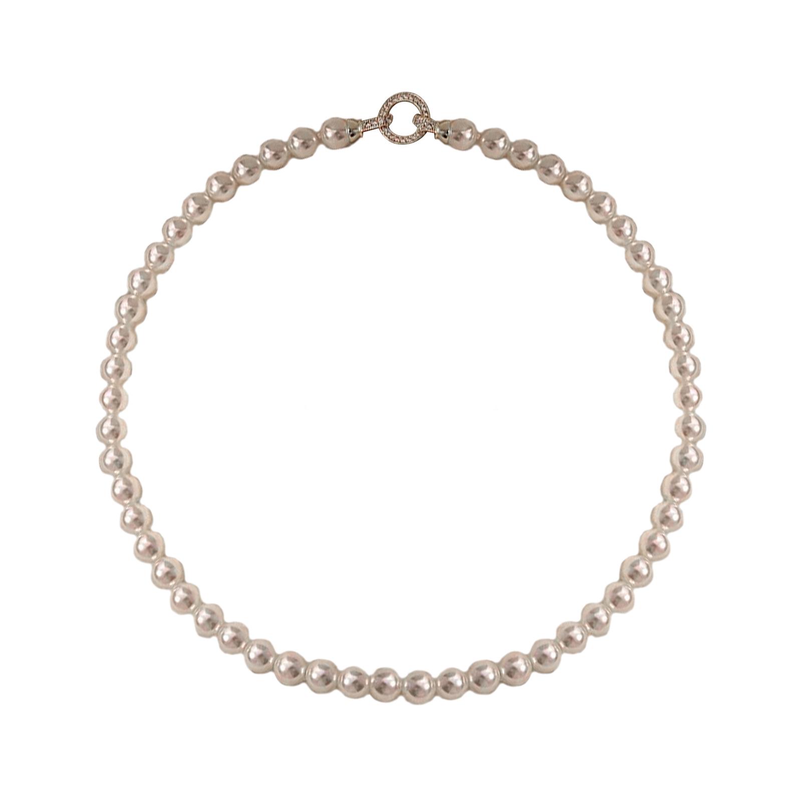 

Элегантное жемчужное ожерелье для женщин Модное ожерелье-нитка из бусин 8 мм Цепочка на ключицу Легкая роскошь Платье Ожерелье Ювелирные изделия Аксессуары для шеи