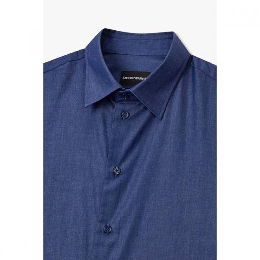 Emporio Armani Men S Long Sleeve Cotton Shirt A516104001
