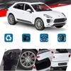 Escala 1/24 welly porsche macan turbo liga modelo de carro diecasts metal veículos de brinquedo modelo de carro alta simulação coleção presentes para crianças