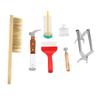 7Pcs A Set of Beekeeping Equipment Kit Bee Brush Uncapping Fork Beekeeper Tools
