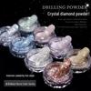 Crystal Rhinestone Glitter Nail Art Sequins with Gold Flakes