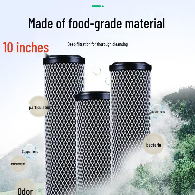 10-Inch Carbon Fiber Activated Carbon Water Purifier Cartridge