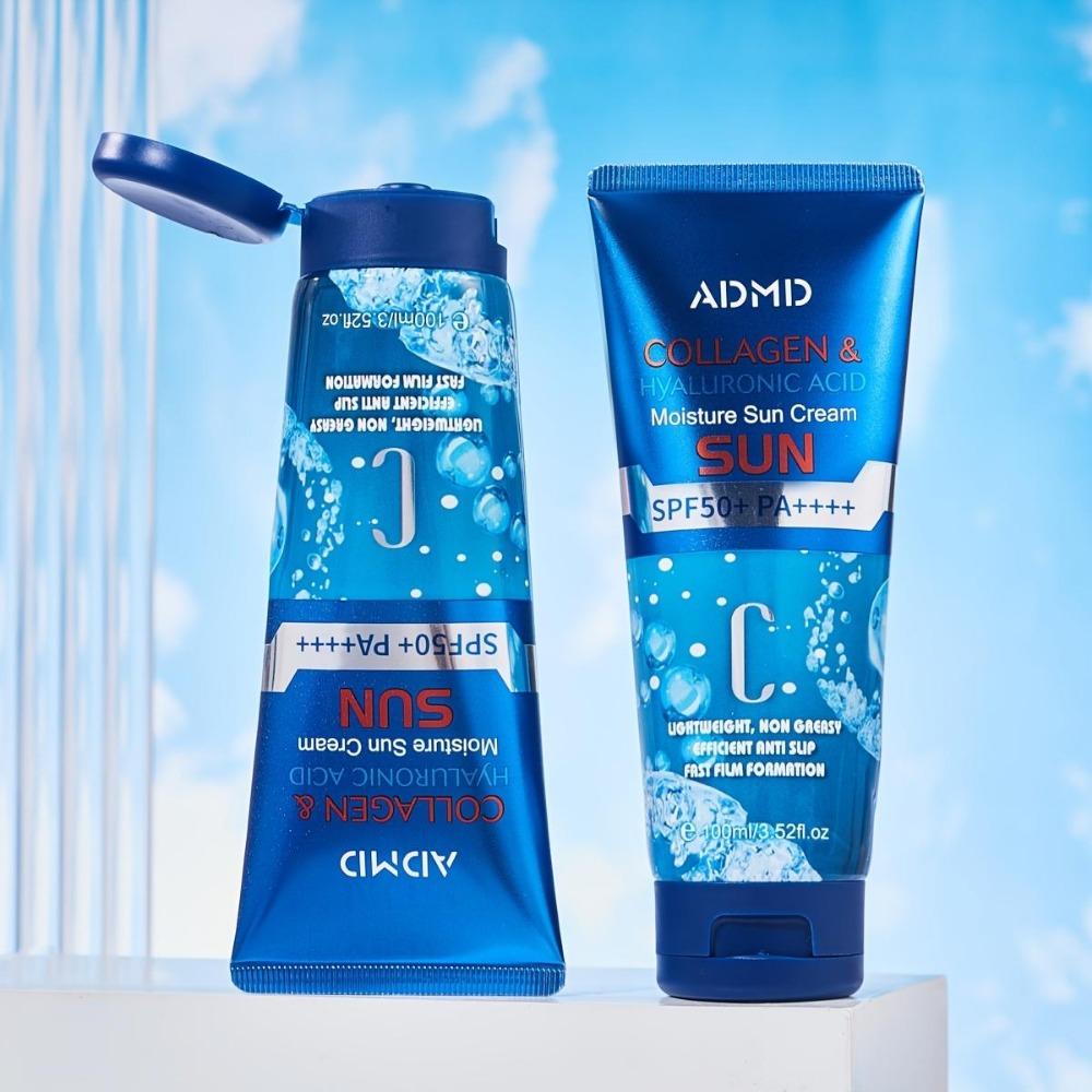 

Солнцезащитный лосьон с коллагеном, удобный для ношения для защиты от УФ-лучей на открытом воздухе. 100g