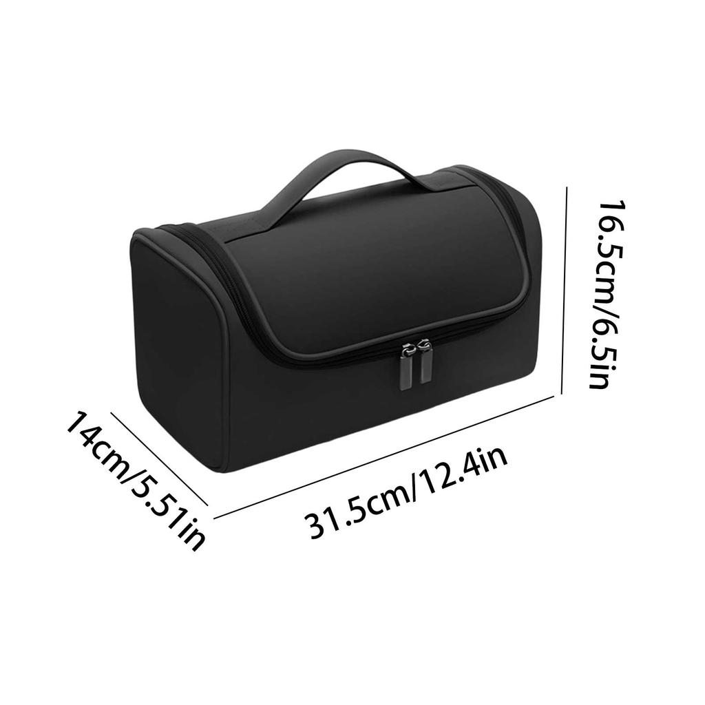 Quilted Travel Storage Bag Shockproof Padded Portable Hair Tools Bag Large Capacity Hair Straightener Container for Home Storage