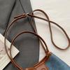Color matching denim mini bucket bag women's messenger bag