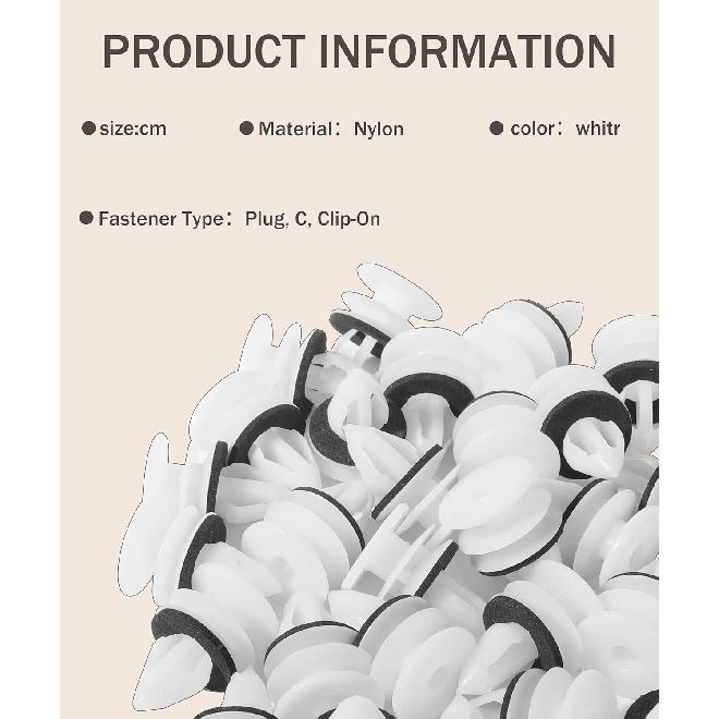 30PCS Door Panel Clips,Car Retainer Clips,Door Trim Panel Retainers Clips,Car Accessories Panel Retainer Clip Replacement,Car Push Retainer Clips