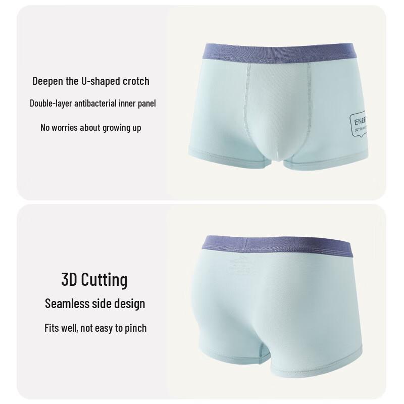 Langsha Boys' Antibacterial Boxer Briefs