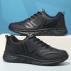 Fashion New Men Running Shoes Size 46 Male Sneakers Anti-slip Breathable Men's Walking Shoes Lace Up Soft Casual Shoes Lightweight Black
