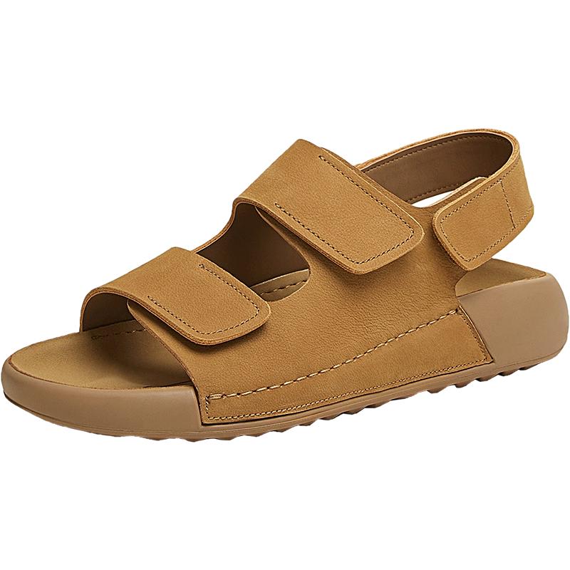 Men s Retro Platform Casual Sandals 43 жёлтый