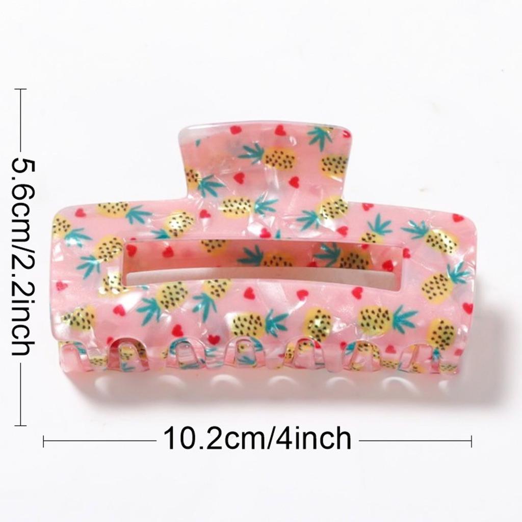 Lemon Fruit Hair Claw Clip For Women Slip Resistant Jaw Clamp Hair Accessories For Spring Theme Parties And Daily Use