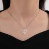 Sports Theme Diamond Necklace Volleyball Tennis Basketball Baseball Jewelry Gift For Athletes And Sports Lovers