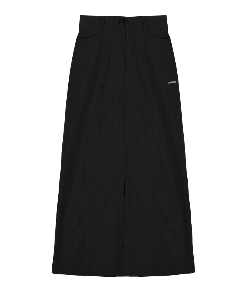 Nigaennikol Panel Long Skirt_Black