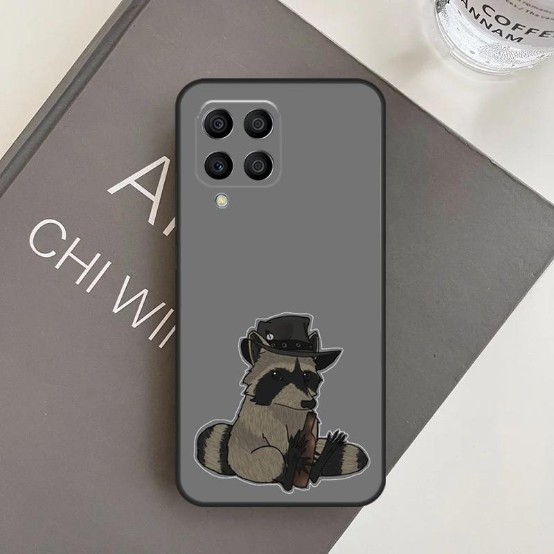 Cartoon Raccoon Kawaii Case For Samsung Galaxy M20 M32 M52 M56 M06 M16 M36 M54 M34 M14 M35 M55 M15 M11 M31 M13 M53