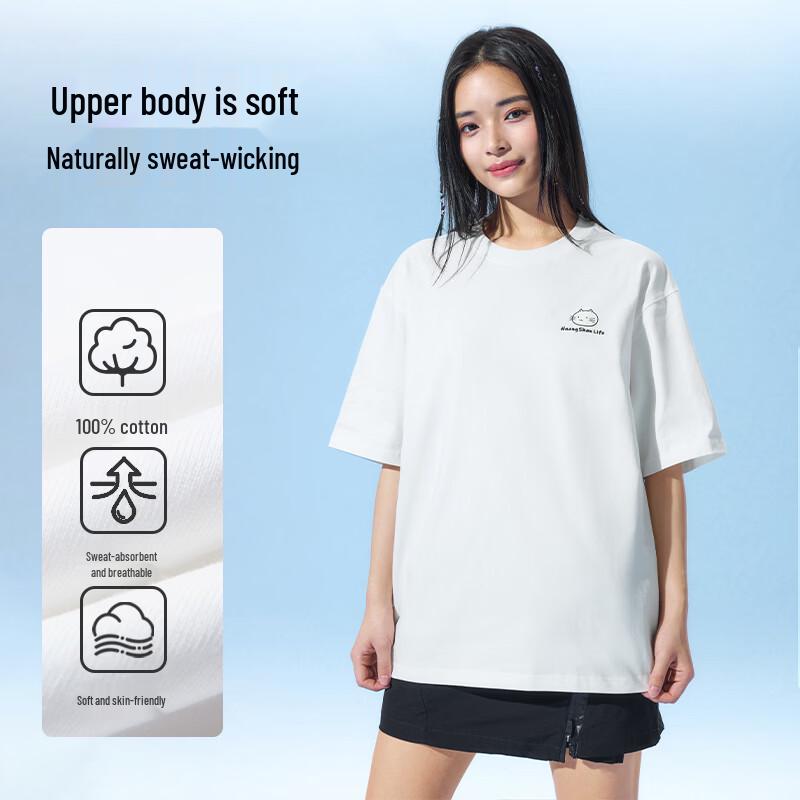 Camel Huangshan Co-branded Women s Cotton T-Shirt XXXL