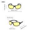 Night Anti Reflective Driving Glasses Windproof UV Protection Sports Sunglasses for Men Women Unisex