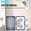 Outdoor IP66 Waterproof Switch Sockets Box 13A Single/Double Socket Neon Wall Switch Weatherproof Cover