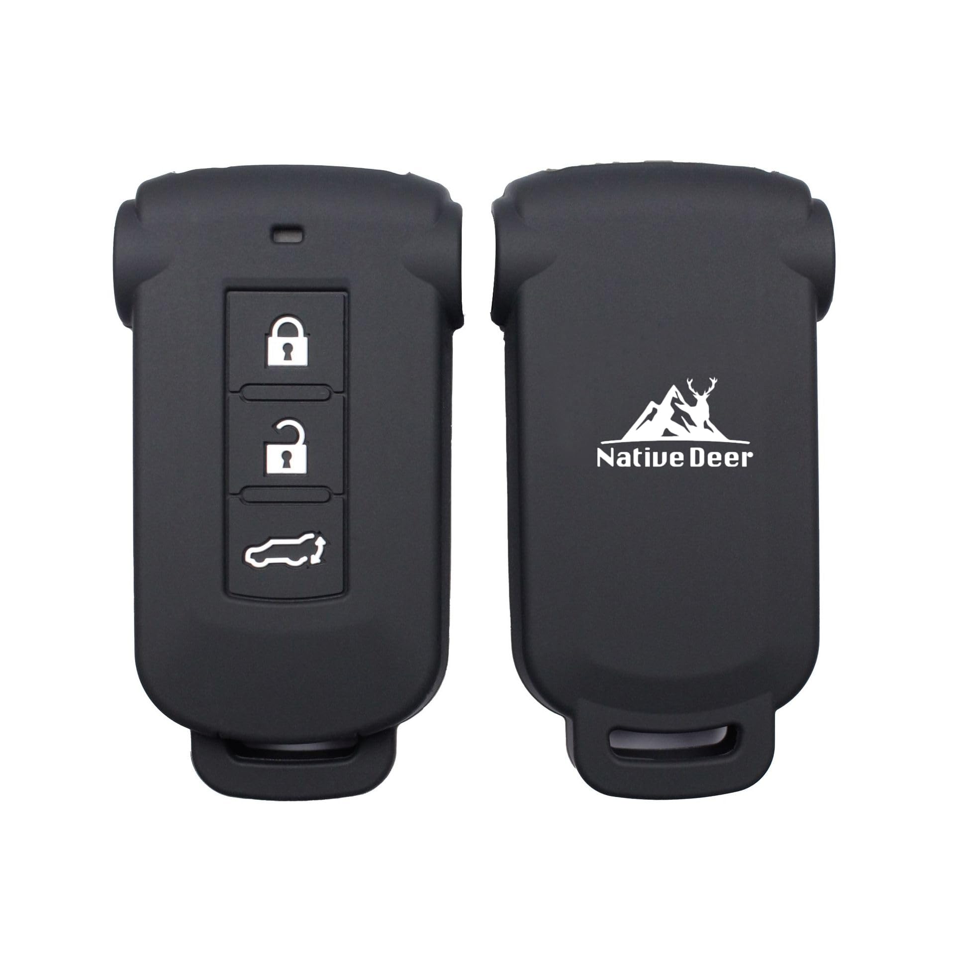 

Silicone Key Cover for Delica D5 Mitsubishi Smart Key (Black чёрный