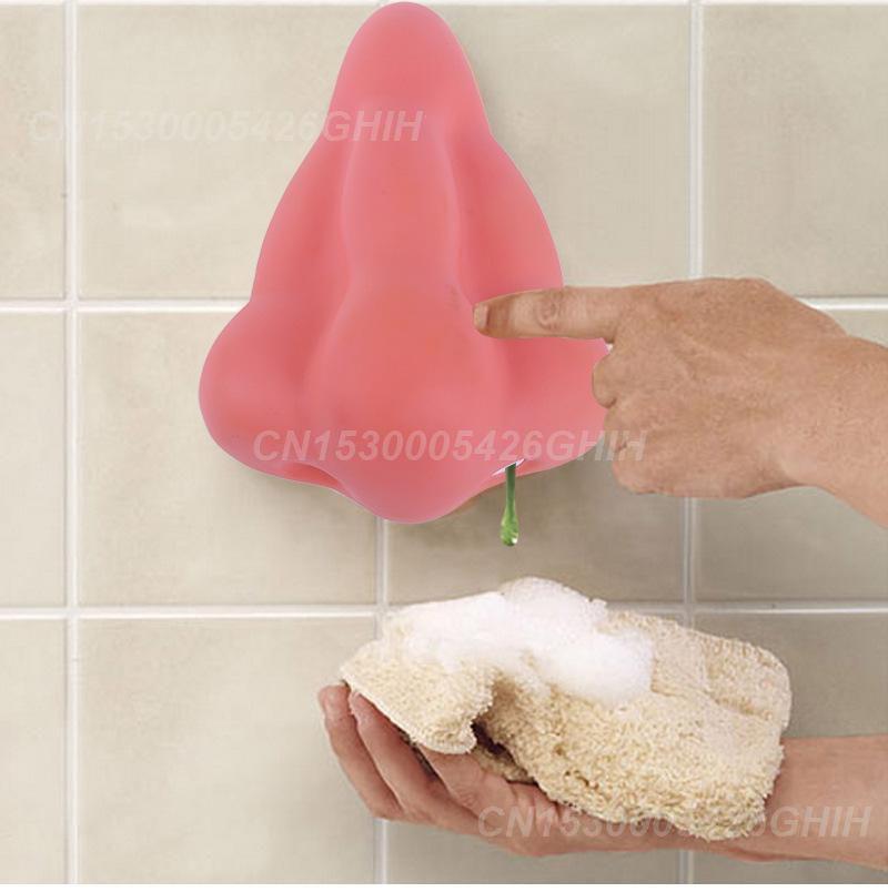 

Креативный домашний дозатор жидкого мыла настенный для ванной комнаты дезинфицирующее средство для рук гель для душа шампунь красный большой носик дозатор мыла