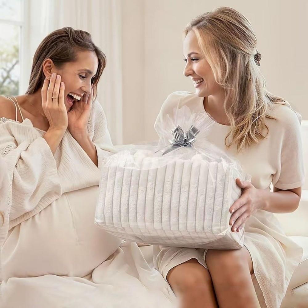 Cozy Material Flannel Diaper Organizer Multi-Pocket Portable Diaper Organizer Large Capacity Storage Bag Baby Essentials Storage