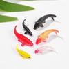 Doll Accessories Round Square Tank Pretend Play Mini Koi Fishing Rod Fishing Net Miniature Goldfish