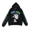 Felpa Unisex con Stampa Grafica di Lettere Vestibilità Larga Pullover Streetwear Set di Felpa e Pantaloni per Coppia