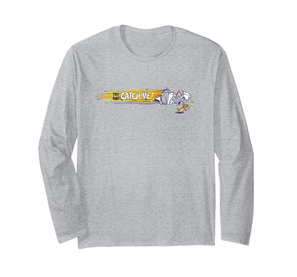 Tom and Jerry Try and Catch Me! Long Sleeve T-Shirt