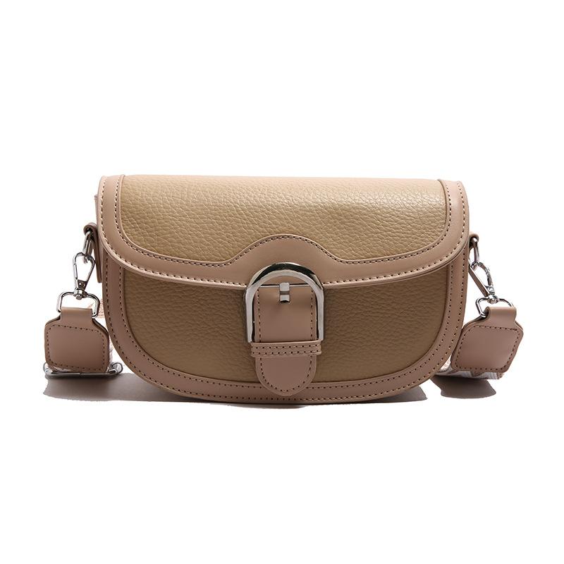 This year, it is popular, versatile, retro, high-end, saddle bags, fashionable and casual temperament, simple commuting style, messenger bags, women.