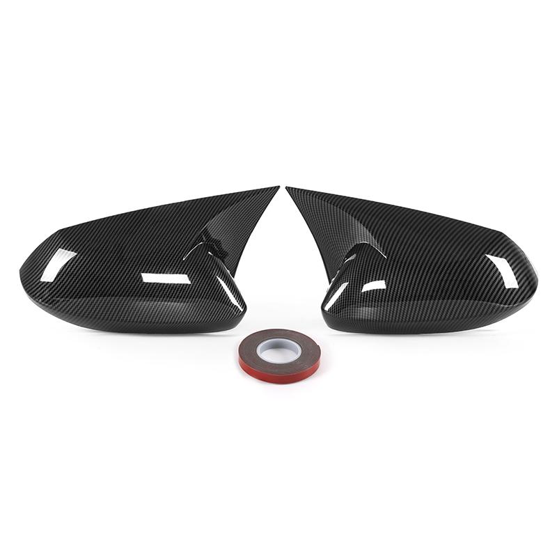 Rhyming Reversing Mirror Case Rearview Cover ABS Cap Carbon housing Fiber Refit Side For Toyota Corolla Sedan Hatchback
