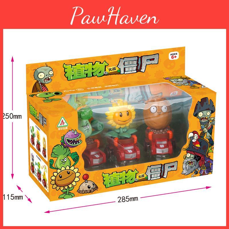 Zombies Vs Plants Kid Toy Set With Launch And Light Effects For Play Interactive