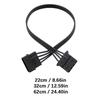 4 Pin PC Fan Hub 1 to 1 Way Internal Fan Power Supply Extension Cable CPU Cooling Cooling 4 PIN Motherboards Fan